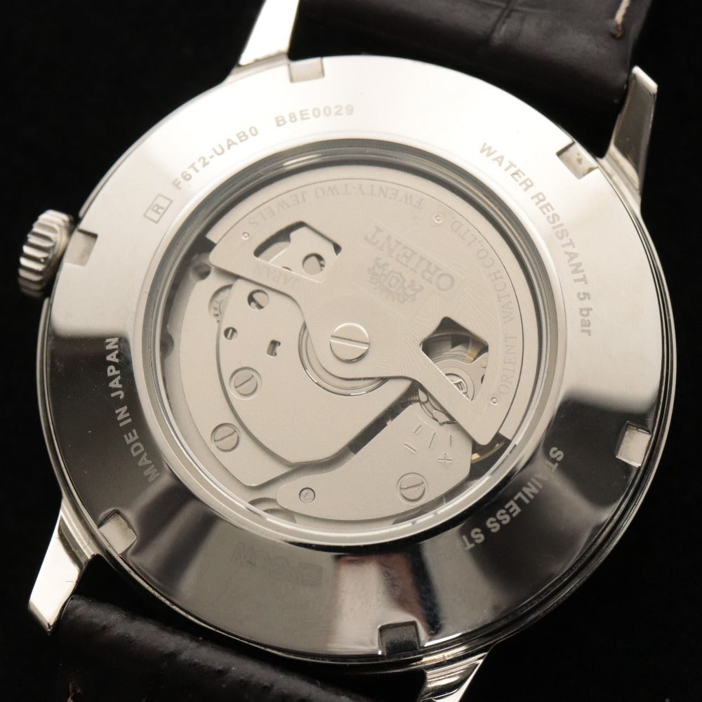 ■ Orient Watch RA-AG0010S10A Semi-Skeleton Automatic 81.5g Men's Silver Dial White Accessories Included