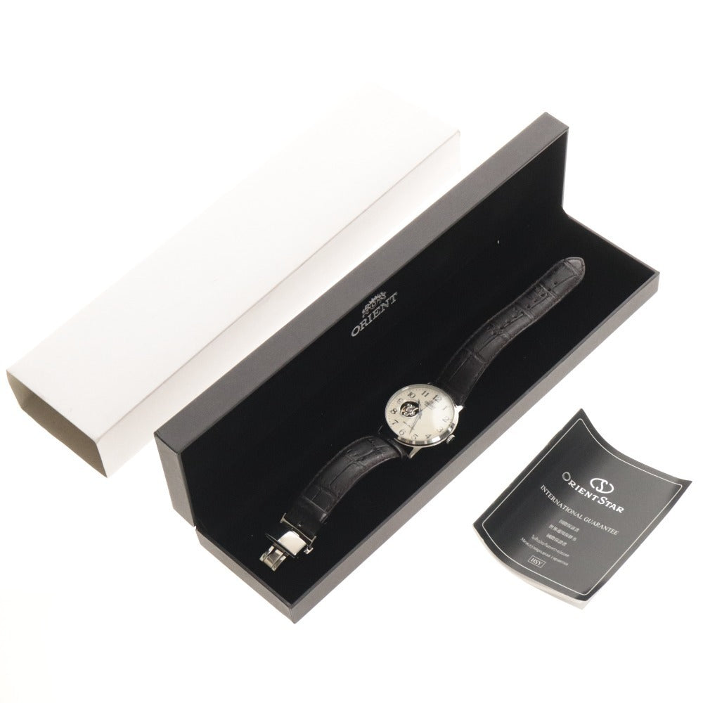 ■ Orient Watch RA-AG0010S10A Semi-Skeleton Automatic 81.5g Men's Silver Dial White Accessories Included