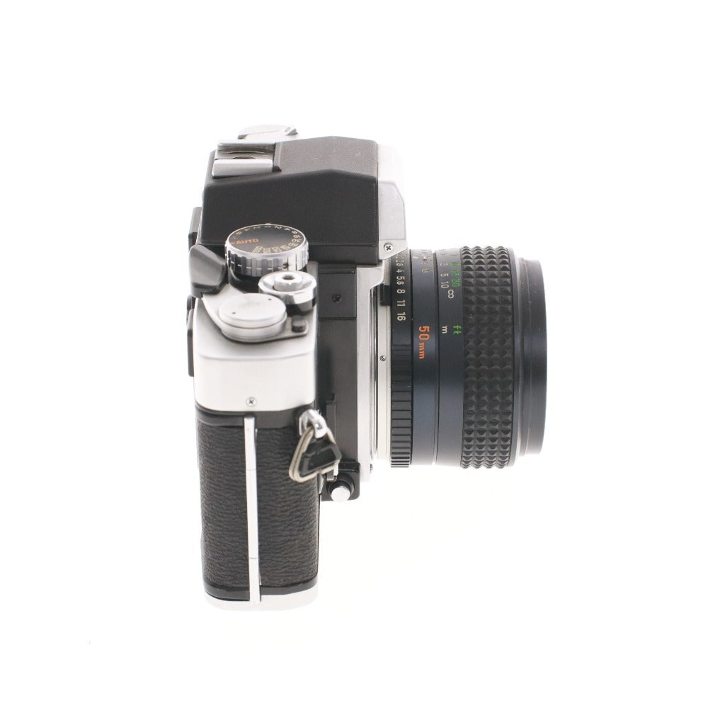 ■ Minolta XE Film Camera MC ROKKOR-PG 1:1.4 50mm with Strap