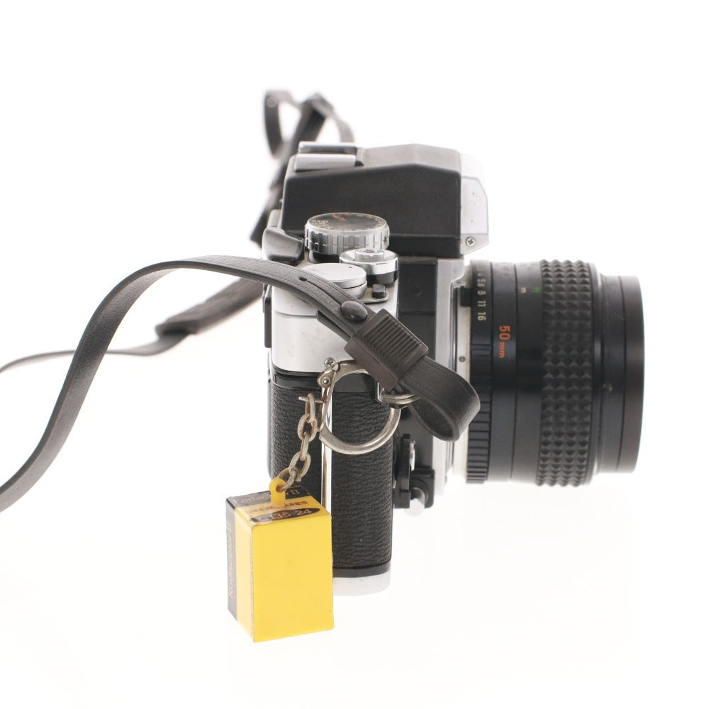 ■ ミノルタ XE カメラ フィルムカメラ MC ROKKOR-PG 1:1.4 50mm ストラップ付