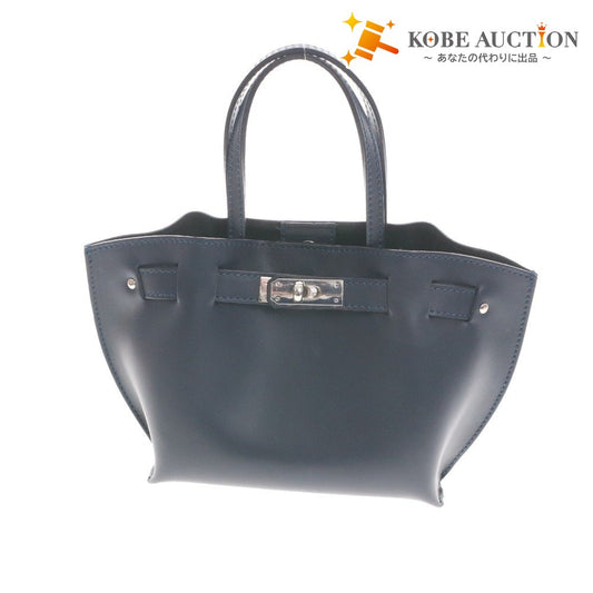 ■ MARCO BIANCHINI マルコビアンキーニ ハンドバッグ ショルダーバッグ 鞄 レディース ネイビー系