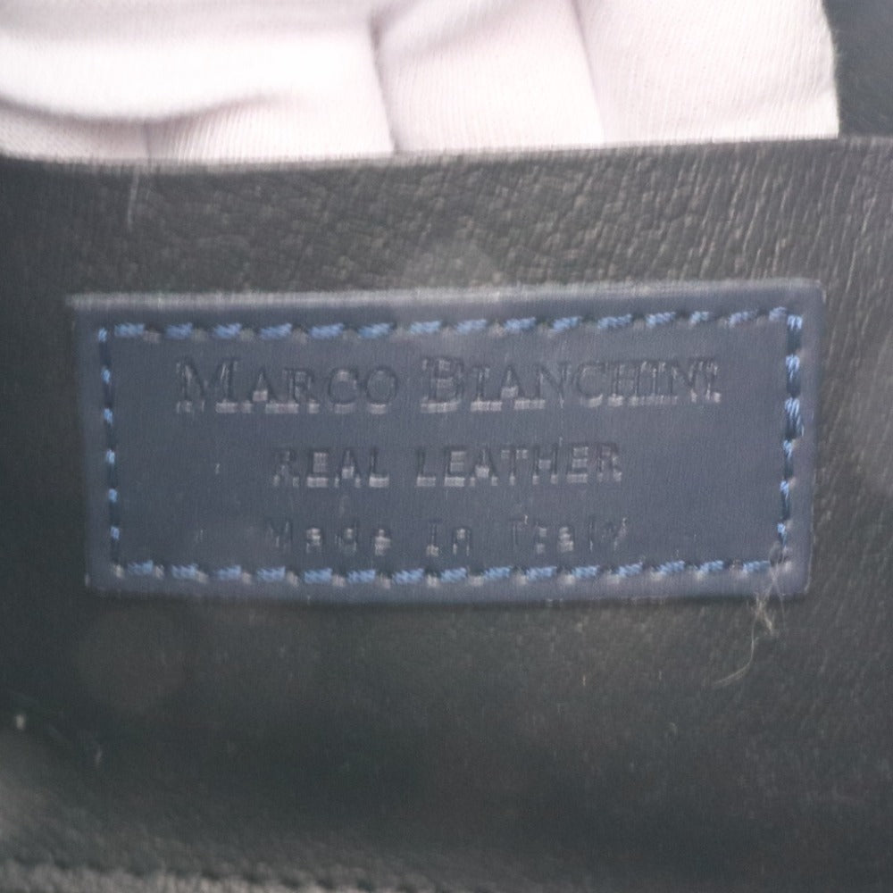 ■ MARCO BIANCHINI マルコビアンキーニ ハンドバッグ ショルダーバッグ 鞄 レディース ネイビー系