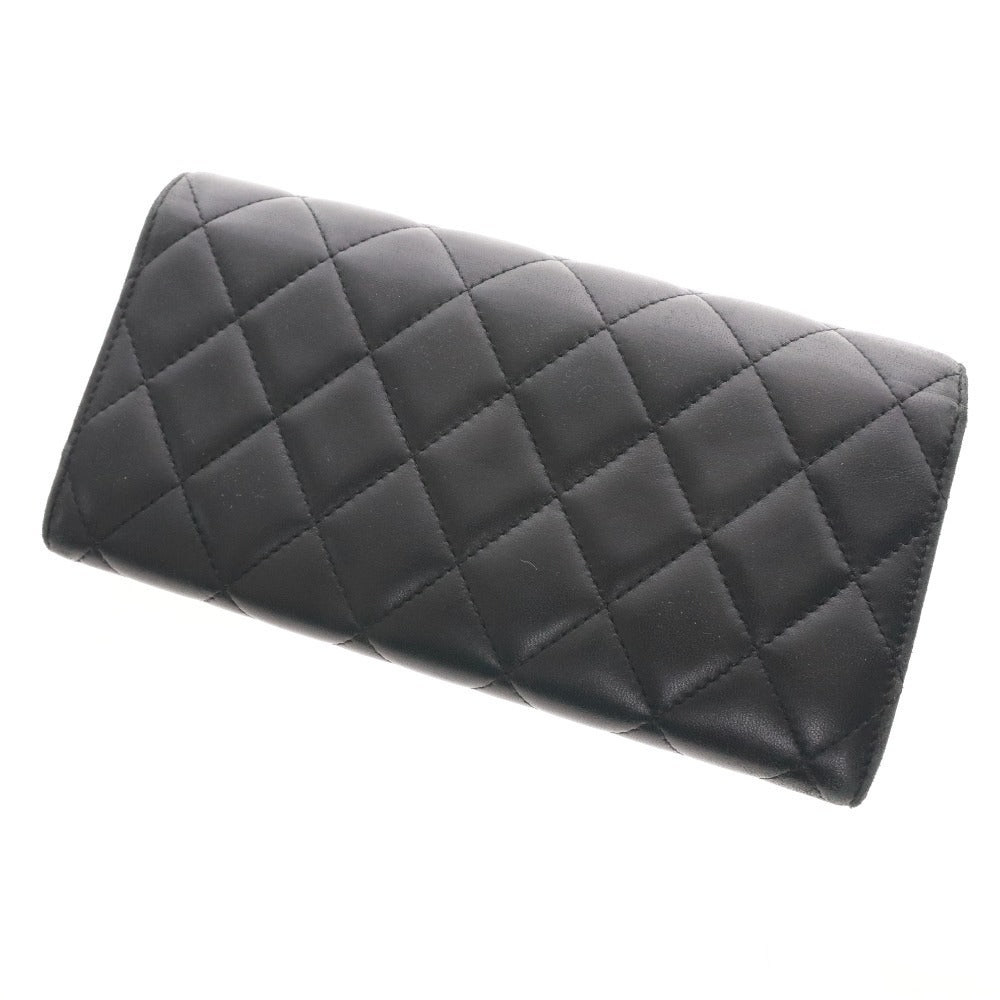 ■ CHANEL シャネル 長財布 二つ折り財布 ウォレット 札入れ 小銭入れ ブラック 付属品付き