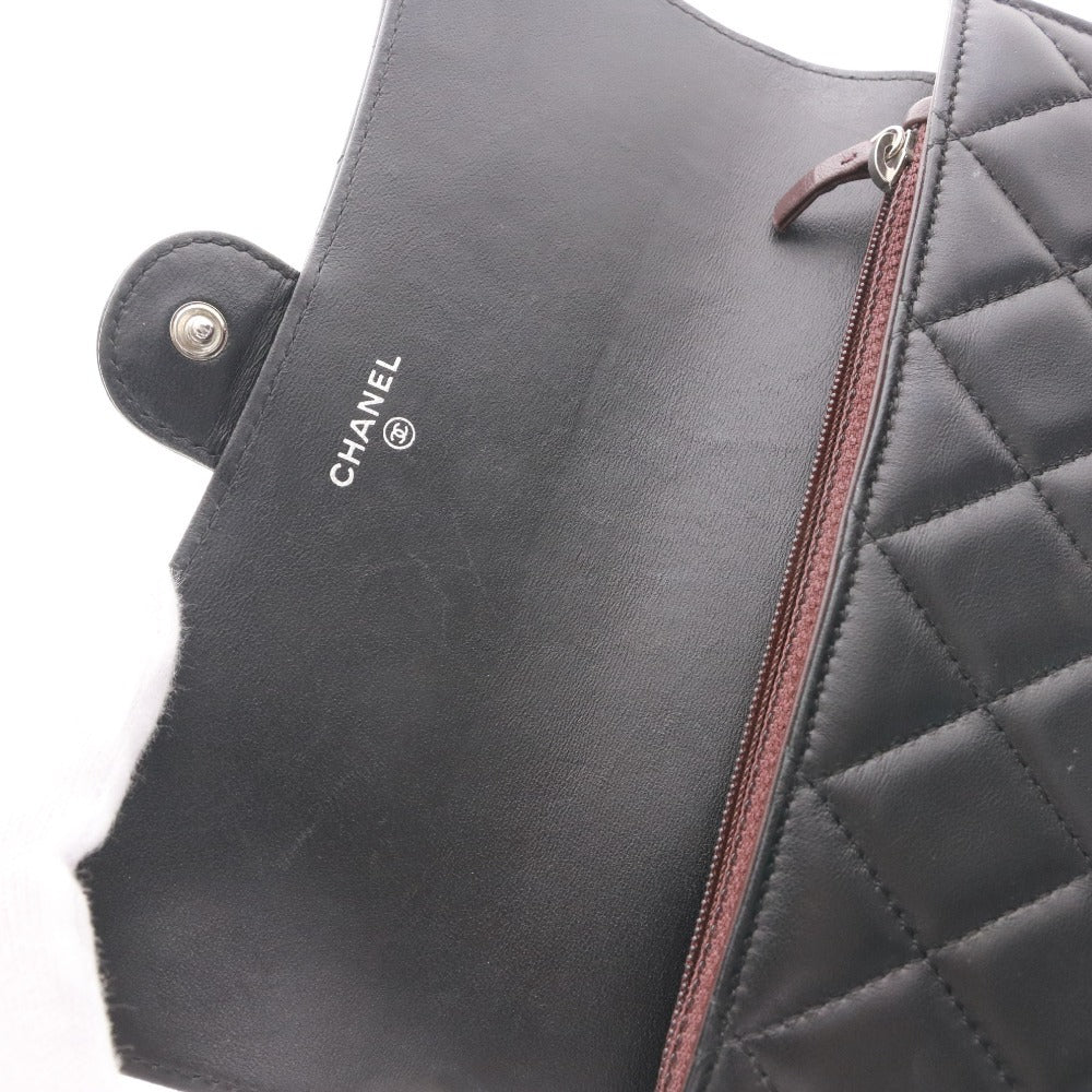 ■ CHANEL シャネル 長財布 二つ折り財布 ウォレット 札入れ 小銭入れ ブラック 付属品付き