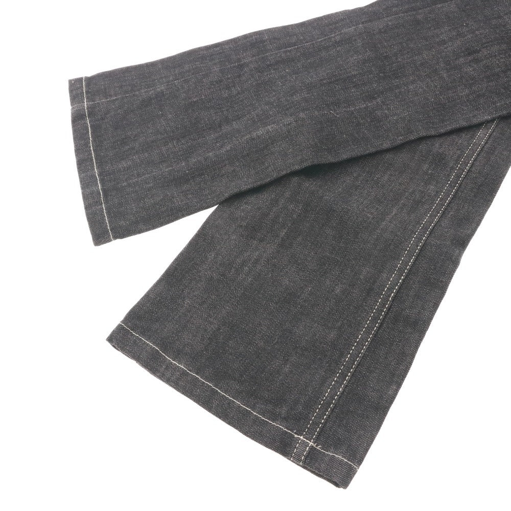 ■ LOUISVUITTON ルイヴィトン ジーンズ デニム パンツ ボトムス ポケット イタリア製 レディース 36 ブラック