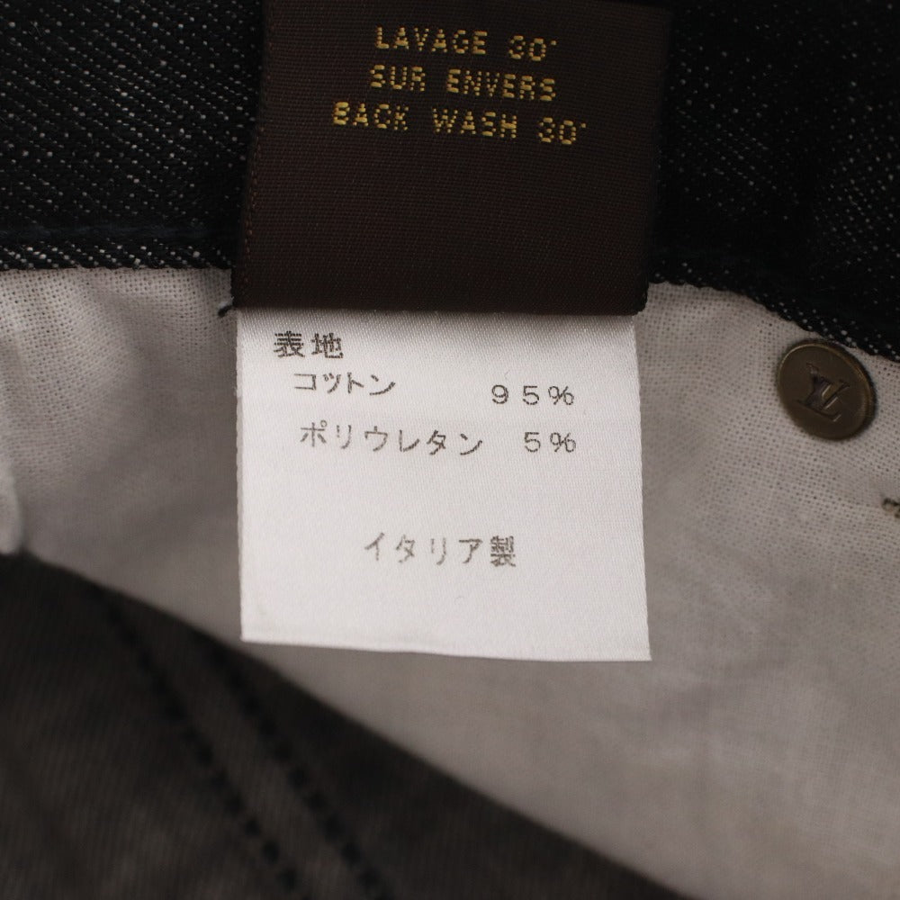 ■ LOUISVUITTON ルイヴィトン ジーンズ デニム パンツ ボトムス ポケット イタリア製 レディース 36 ブラック