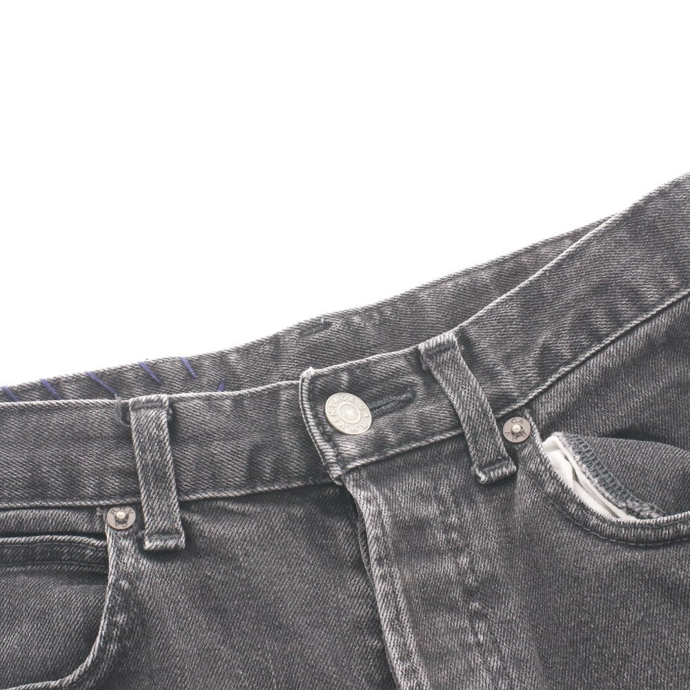 ■ Ron Herman ロンハーマン ジーンズ デニム パンツ ボトムス ポケット ダメージ加工 レディース 25 ブラック系