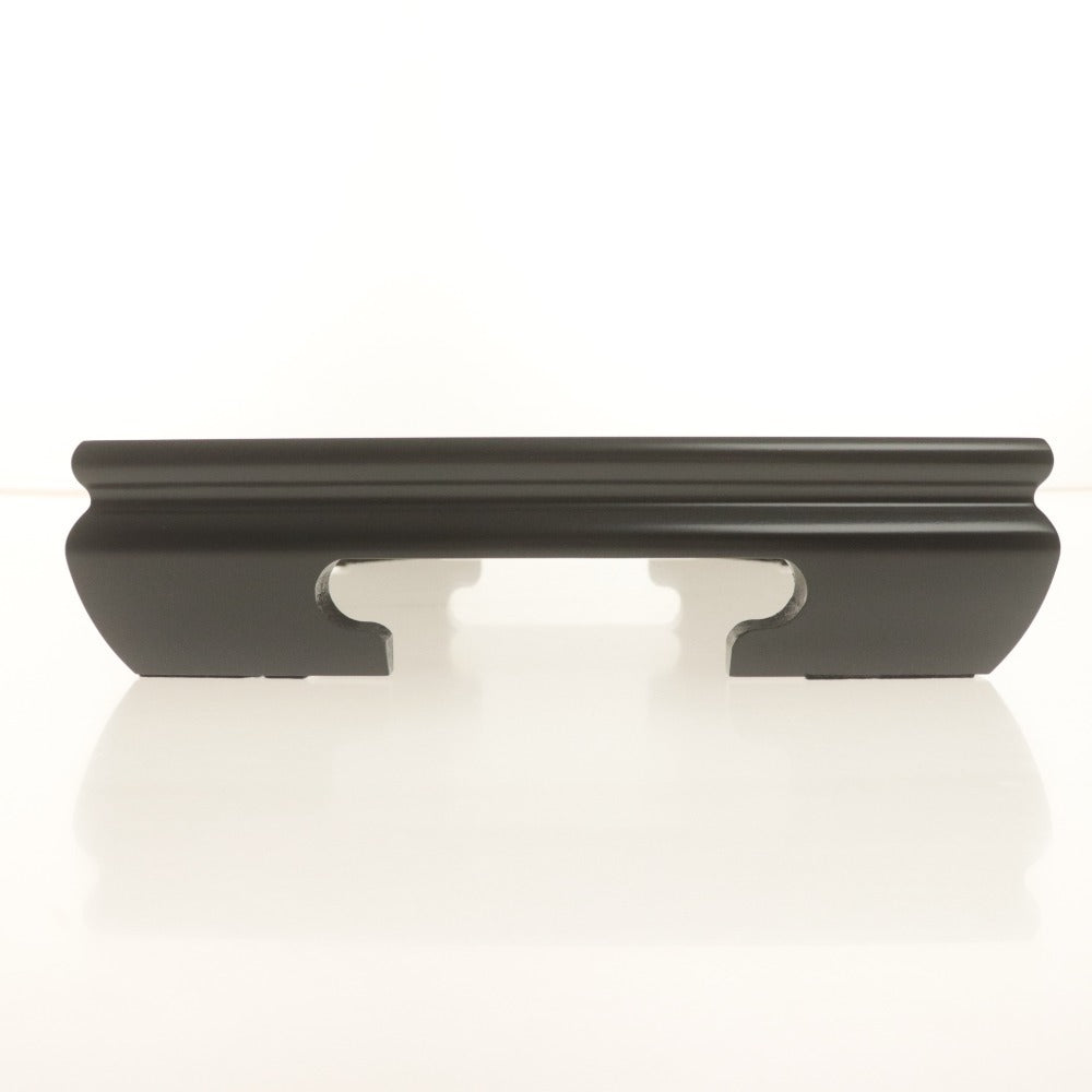 ■ 高級花台 木製 四足 紫檀調 松透し彫 飾り台 盆栽台 茶道具 和家具 全長36cm 付属品付き 未使用