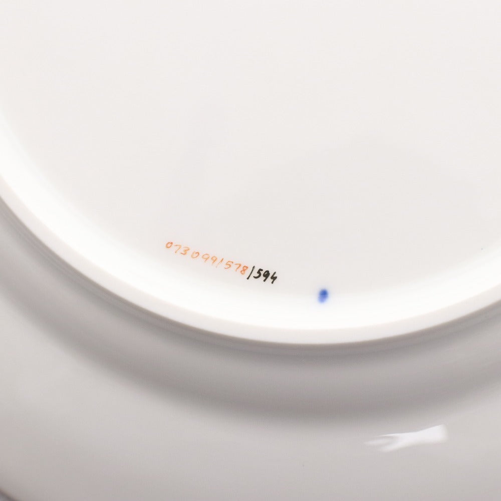 ■ Meissen マイセン プレート Bフォーム 金彩 花柄 一級品 ホワイト ゴールド 箱付き