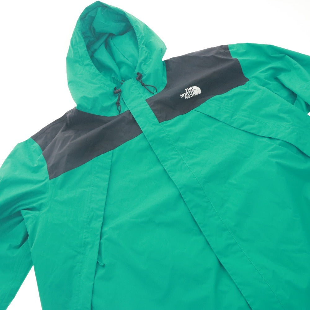 ■ THE NORTH FACE ノースフェイス ジャケット ジャンパー アウター ファスナー ポケット フード メンズ 4X ブルーグリーン系