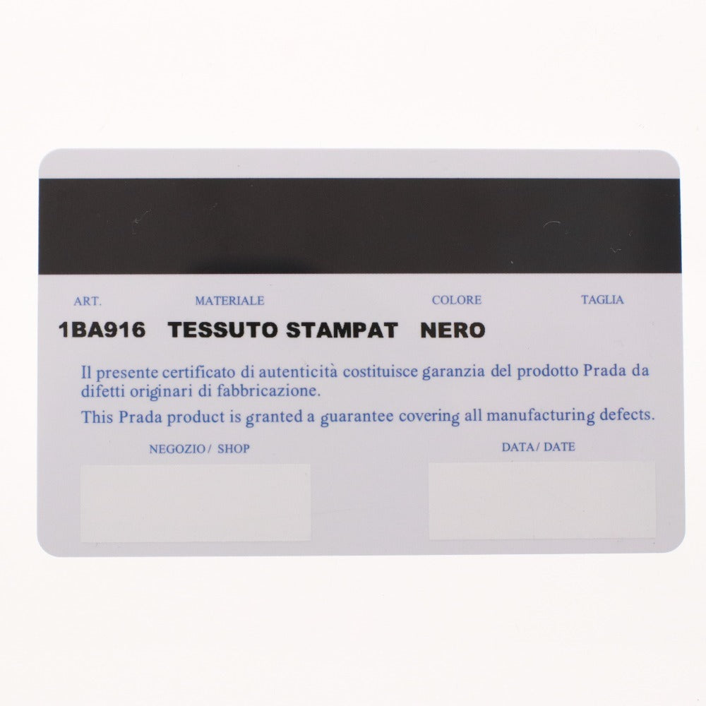 ■ PRADA プラダ ガレリア サフィアーノレザー ミニバッグ 1BA916 鞄 ショルダー 2way NERO レディース ブラック 付属品付き 未使用
