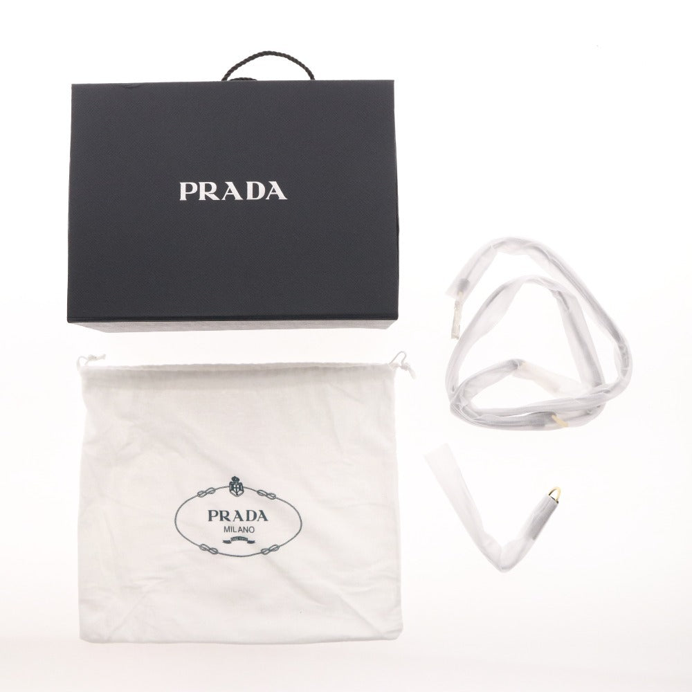 ■ PRADA プラダ ガレリア サフィアーノレザー ミニバッグ 1BA916 鞄 ショルダー 2way NERO レディース ブラック 付属品付き 未使用