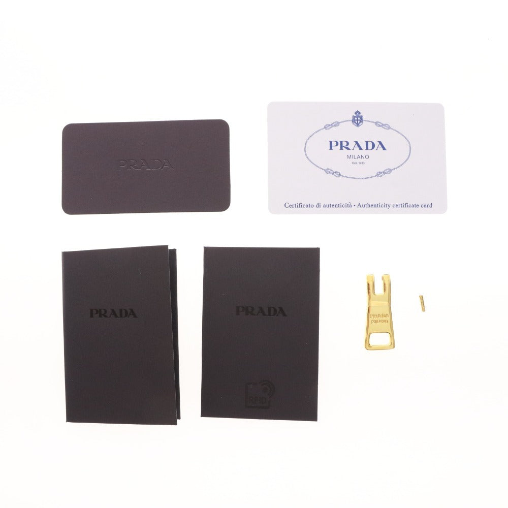 ■ PRADA プラダ ガレリア サフィアーノレザー ミニバッグ 1BA916 鞄 ショルダー 2way NERO レディース ブラック 付属品付き