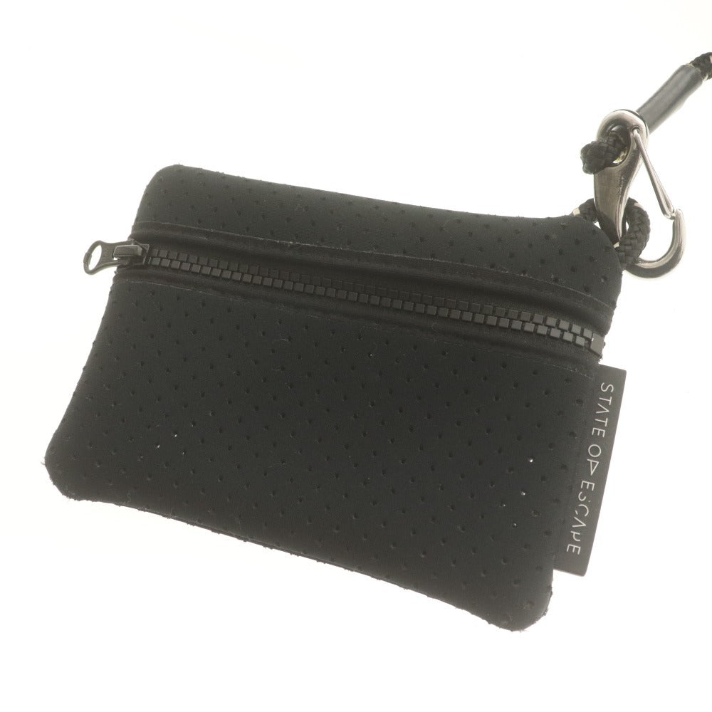 ■ STATE OF ESCAPE ステートオブエスケープ ハンド トートバッグ 鞄 大容量 幅61.5cm メンズ レディース ブラック 黒 小物入れ付き