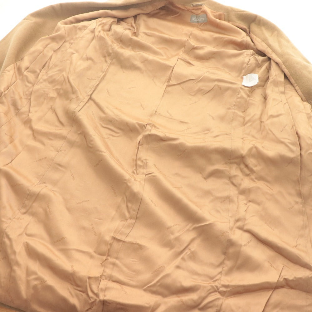 ■ MAX MARA マックスマーラ トレンチコート ロング 1600014 長袖 アウター ジャケット 襟 レディース 38 (M相当) ベージュ ハンガー付き