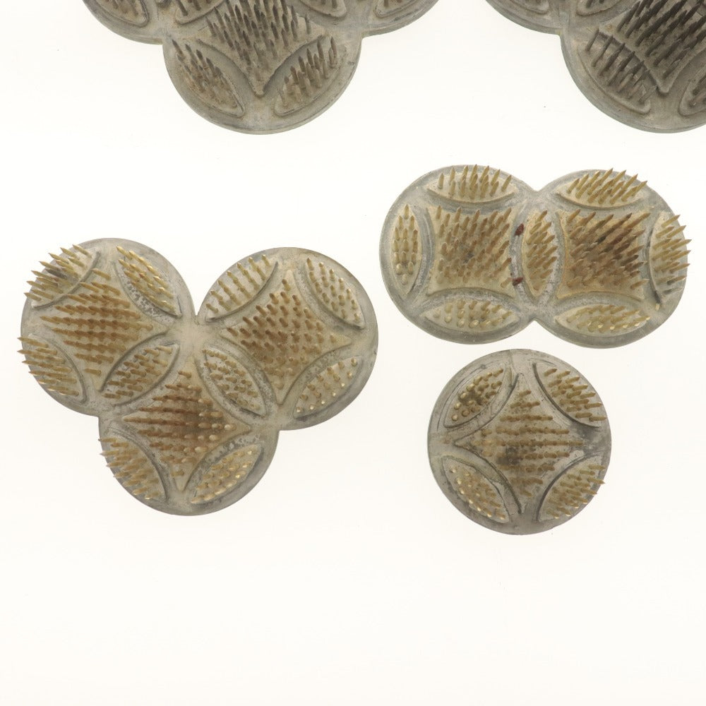 ■ 剣山 花留め 12点セット まとめ 三つ輪 二つ輪 一つ輪 丸型 フラワーアレンジメント 生け花 固定 華道具