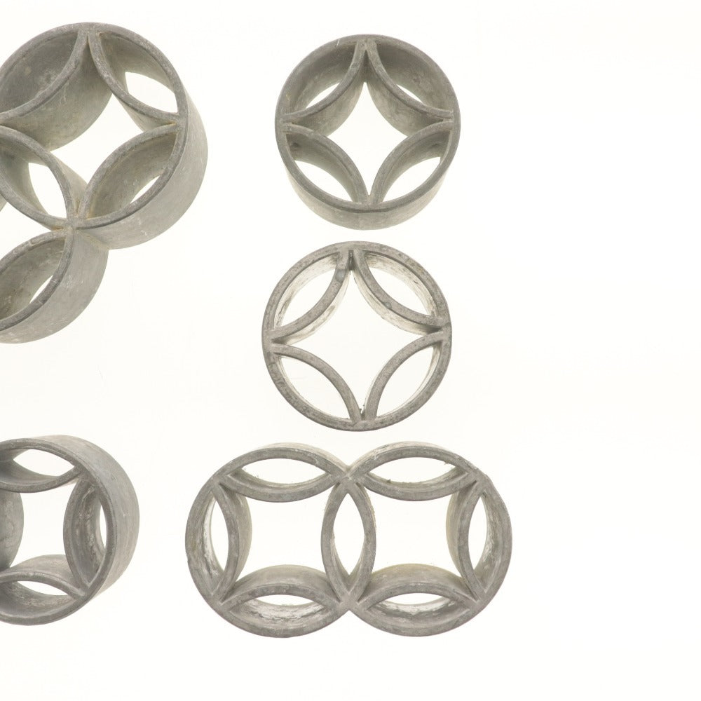 ■ 剣山 花留め 12点セット まとめ 三つ輪 二つ輪 一つ輪 丸型 フラワーアレンジメント 生け花 固定 華道具