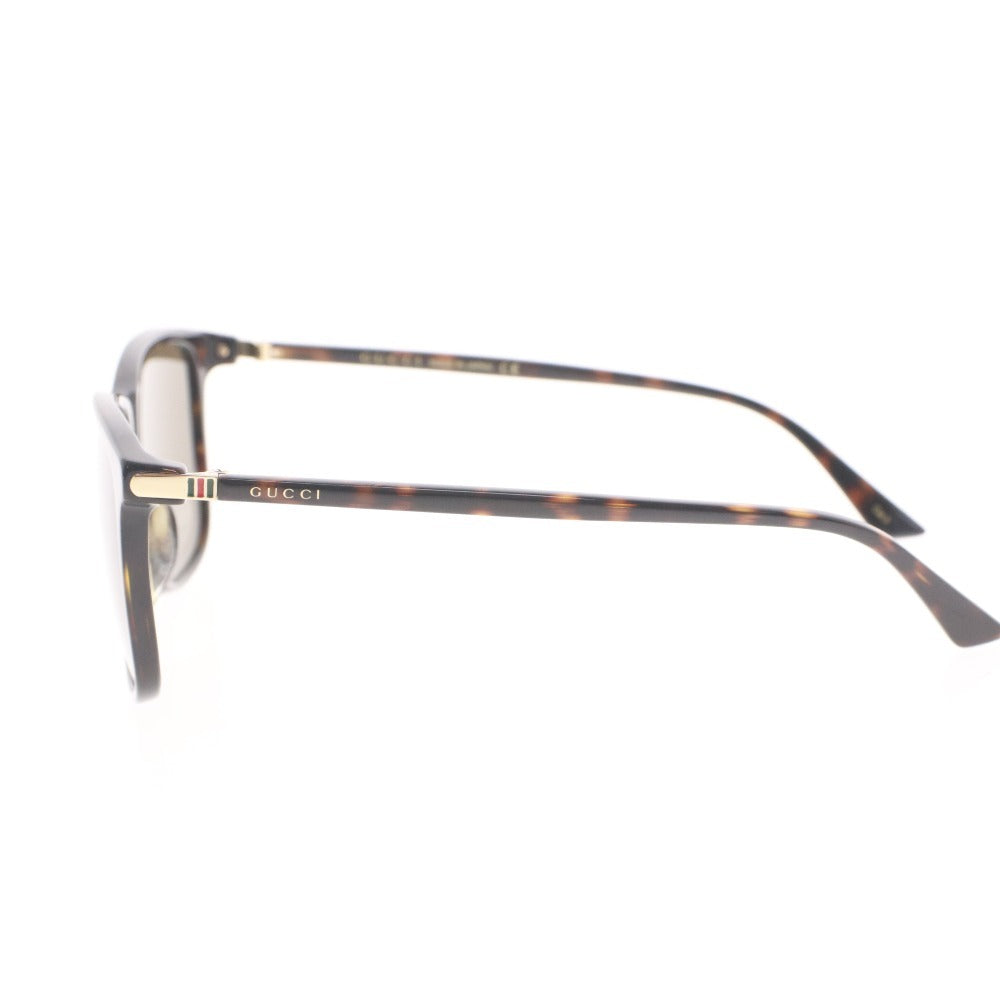 ■ グッチ サングラス GG0017SA 002 58□15-145 アイウェア べっ甲 スクエア 度なし メンズ レディース ブラウン 付属品付き