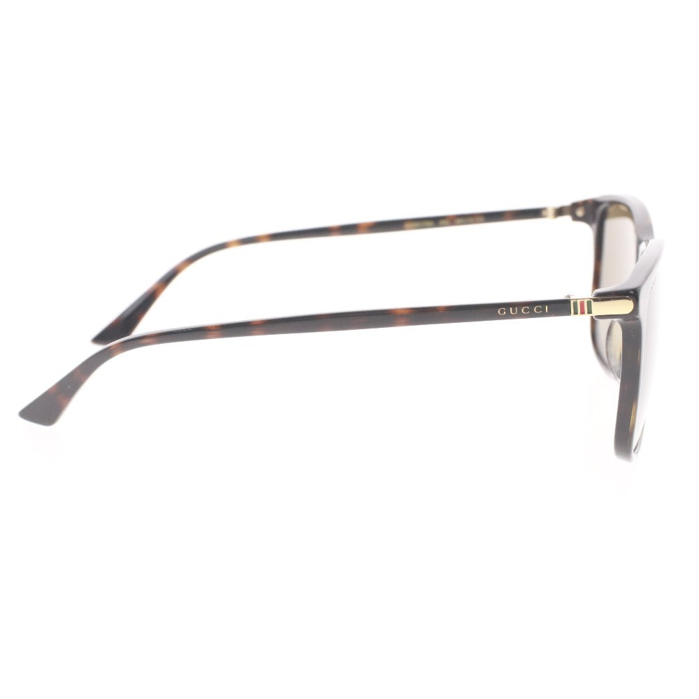 ■ グッチ サングラス GG0017SA 002 58□15-145 アイウェア べっ甲 スクエア 度なし メンズ レディース ブラウン 付属品付き