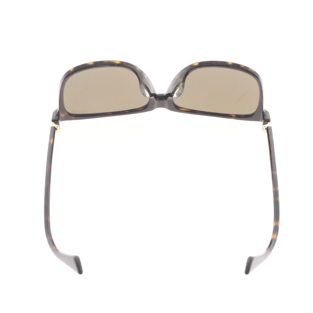 ■ グッチ サングラス GG0017SA 002 58□15-145 アイウェア べっ甲 スクエア 度なし メンズ レディース ブラウン 付属品付き