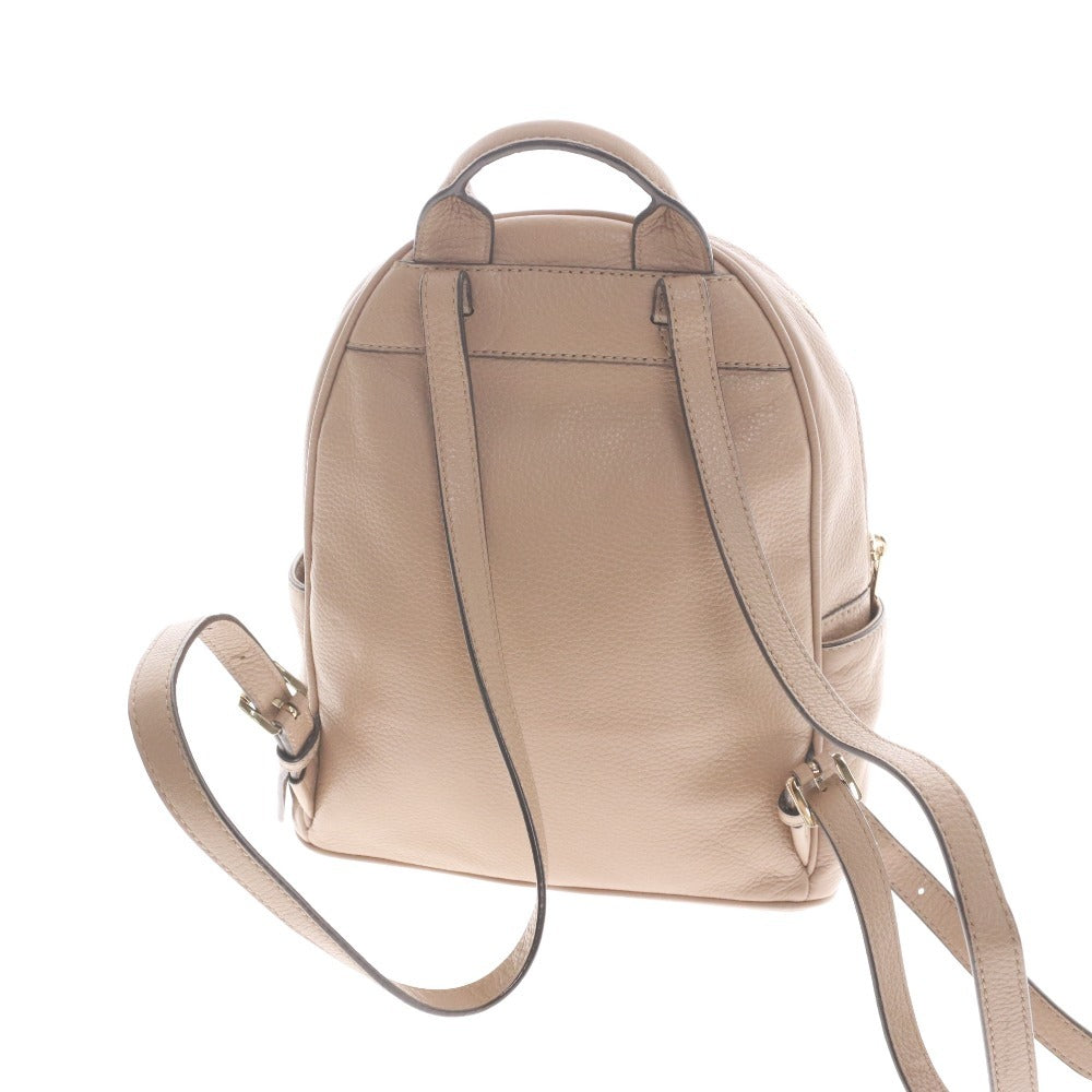 ■ マイケルコース リュック 鞄 ロゴ レディース ベージュ