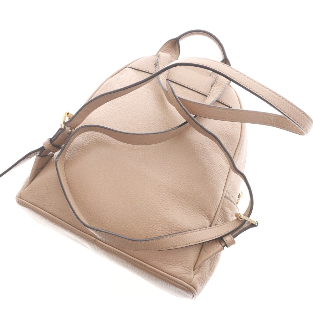 ■ マイケルコース リュック 鞄 ロゴ レディース ベージュ