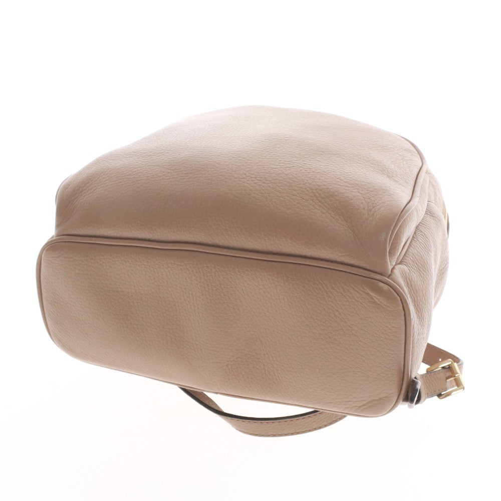 ■ マイケルコース リュック 鞄 ロゴ レディース ベージュ