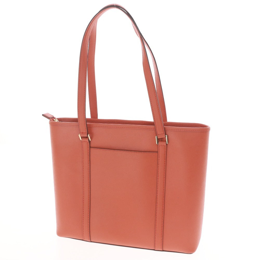 ■ マイケルコース トートバッグ 鞄 ロゴ MKチャーム レディース オレンジ