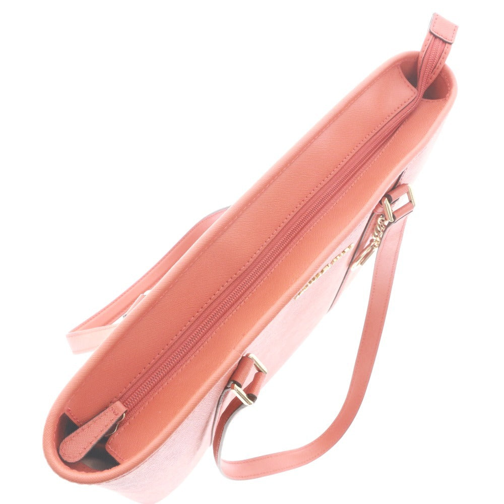 ■ マイケルコース トートバッグ 鞄 ロゴ MKチャーム レディース オレンジ