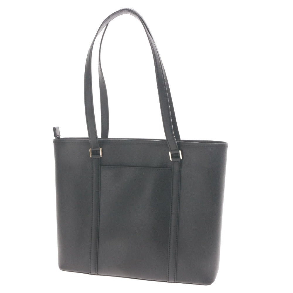 ■ Michael Kors Tote Bag with Logo MK Charm, Women's, Black