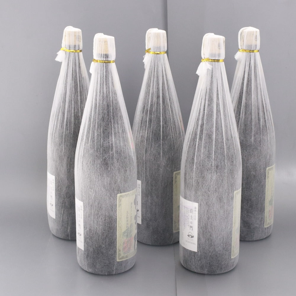 ■ Sake: Samurai no Mon Sweet Potato Shochu, 5-Bottle Set, 1800ml, 25% ABV, Kagoshima, Takubo Shuzo, Unopened, Unused