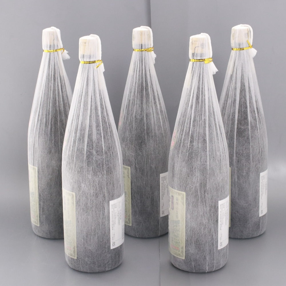 ■ Sake: Samurai no Mon Sweet Potato Shochu, 5-Bottle Set, 1800ml, 25% ABV, Kagoshima, Takubo Shuzo, Unopened, Unused