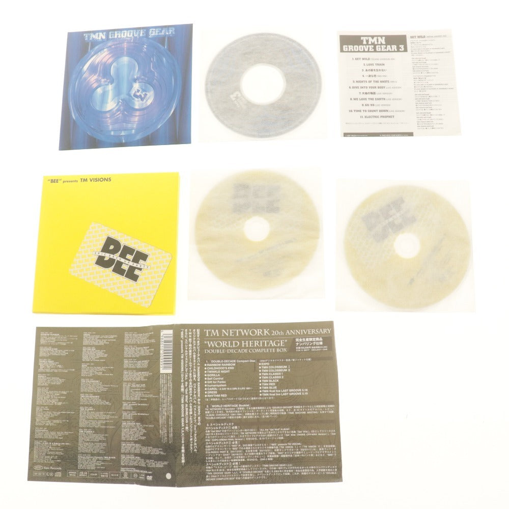 ■ TM NETWORK 20th ANNIVERSARY WORLD HERITAGE DOUBLE-DECADE COMPLETE BOX 完全生産限定商品 ナンバリング仕様 CD BOX 付属品 帯付き
