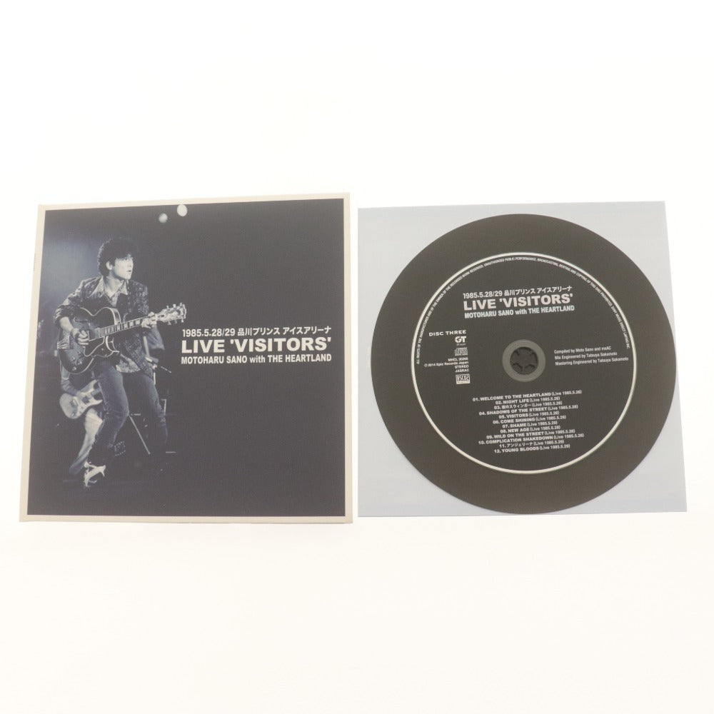 ■ 佐野元春 3CD+DVD ヴィジターズ デラックス・エディション VISITORS 完全生産限定盤 MHCL30263~6 付属品 帯付き