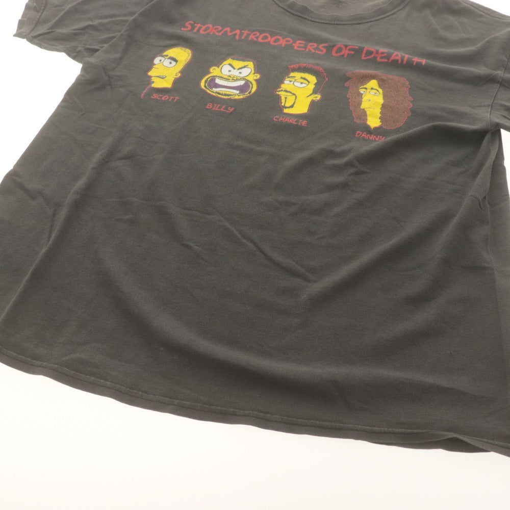 ■ S.O.D. Stormtroopers of Death Tシャツ 半袖 トップス シンプソンズ パロディ ヴィンテージ 90‘S メンズ XL ブラック系