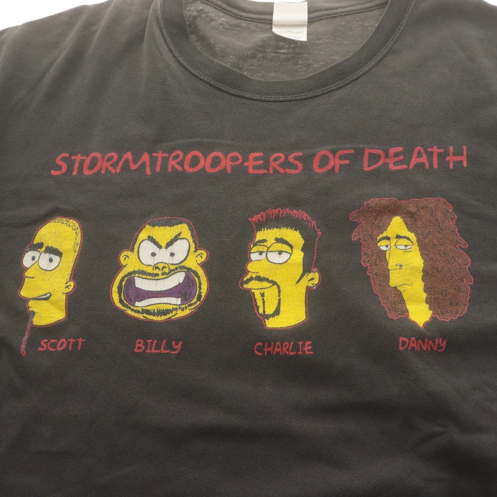 ■ S.O.D. Stormtroopers of Death Tシャツ 半袖 トップス シンプソンズ パロディ ヴィンテージ 90‘S メンズ XL ブラック系