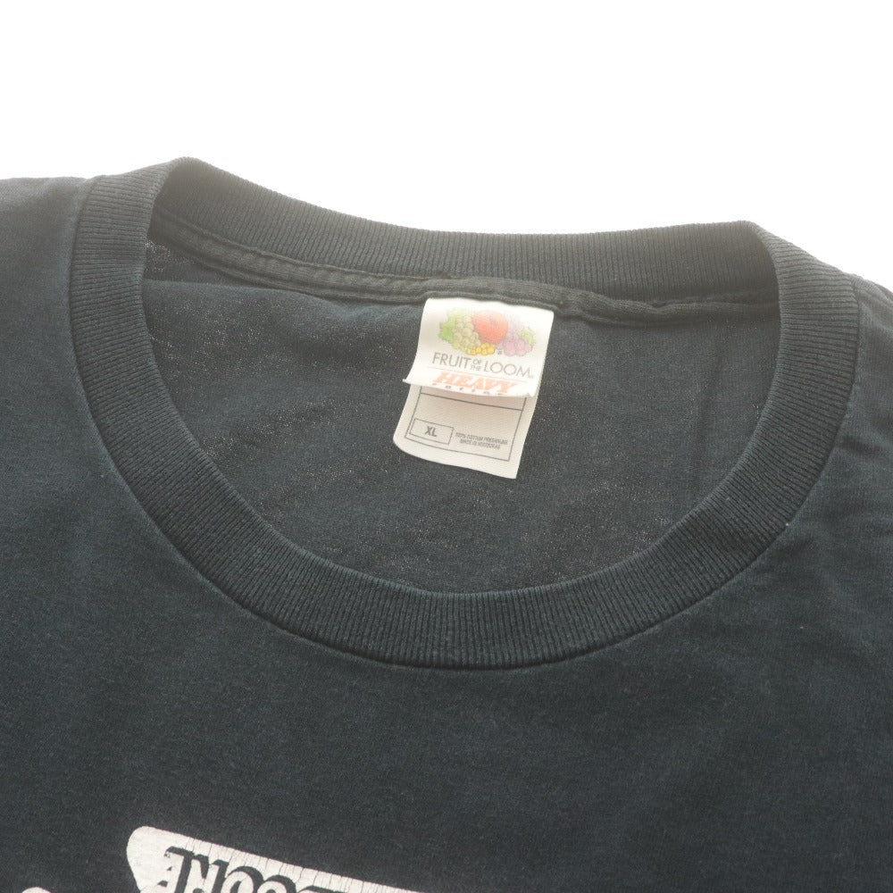 ■ SKULL SKATES スカルスケーツ Tシャツ 半袖 トップス ハードコア スカル プリント ヴィンテージ メンズ XL ブラック系