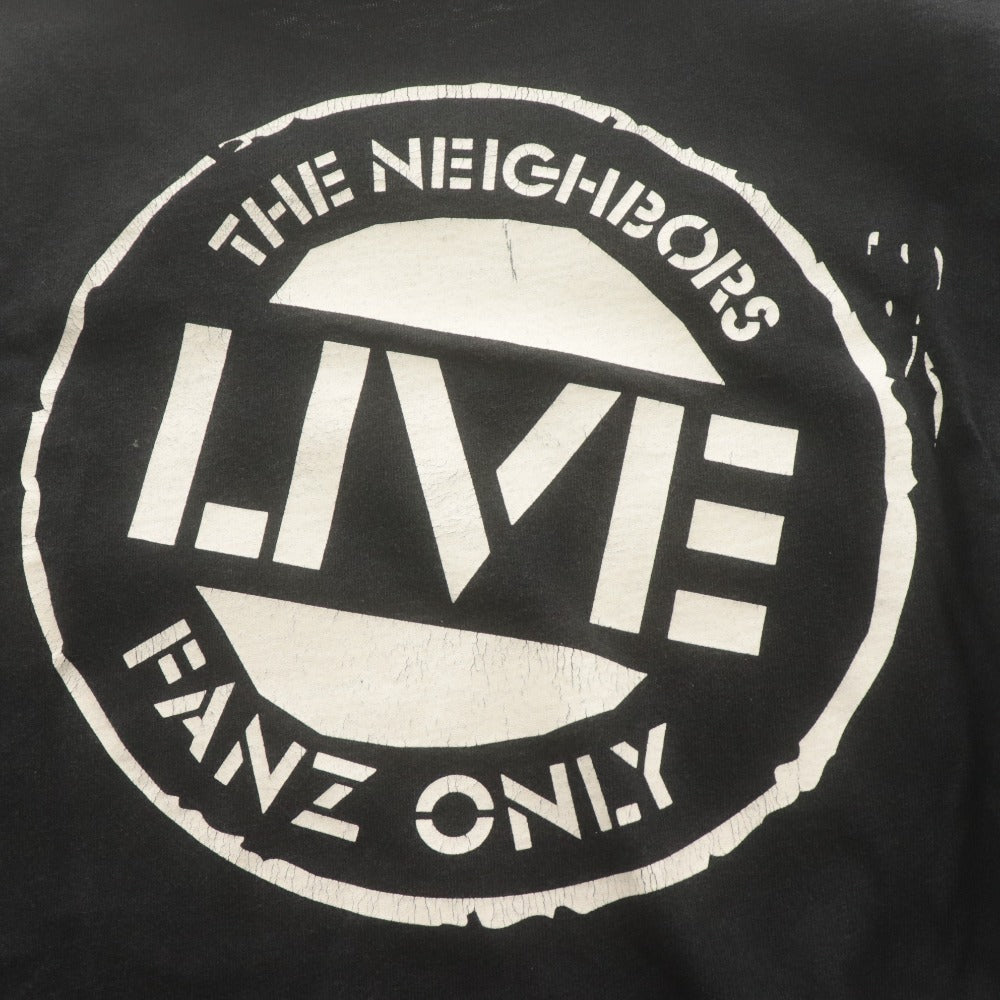 ■ NEIGHBORHOOD ネイバーフッド Tシャツ 半袖 トップス SUMMER TOUR 2003 プリント コットン メンズ L ブラック