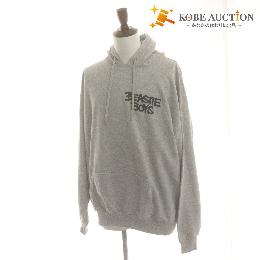 ■ BEASTIE BOYS ビースティ ボーイズ パーカー 長袖 トップス フーディ メンズ レディース ライトグレー