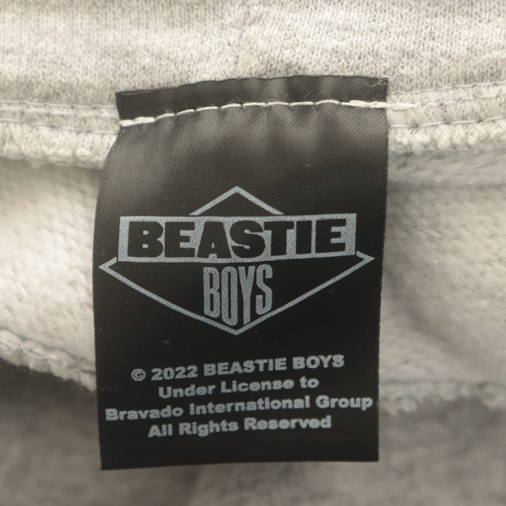 ■ BEASTIE BOYS ビースティ ボーイズ パーカー 長袖 トップス フーディ メンズ レディース ライトグレー