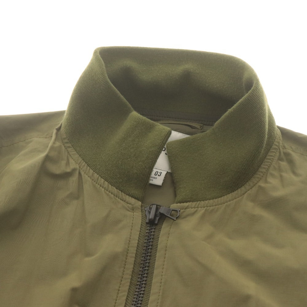 ■ WTAPS ダブルタップス ミリタリージャケット 長袖 アウター WFS ジップ ロゴタグ メンズ 03 （L相当）カーキ