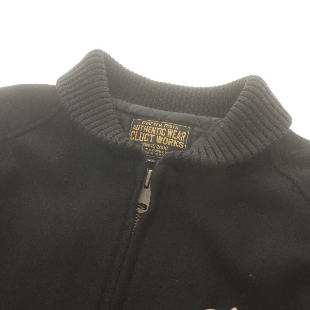 ■ CLUCT クラクト ジャケット 長袖 アウター ファラオジャケット ウール混 メンズ XL ブラック