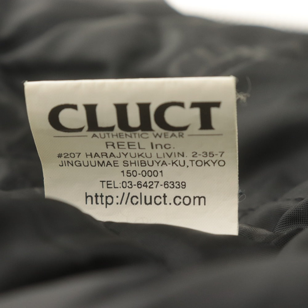 ■ CLUCT クラクト ジャケット 長袖 アウター ファラオジャケット ウール混 メンズ XL ブラック