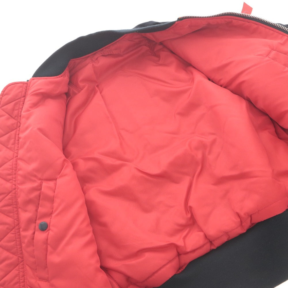 ■ ALPHA INDUSTRIES Down Jacket Outerwear Zipper Pockets NASA Patch Men's M Navy