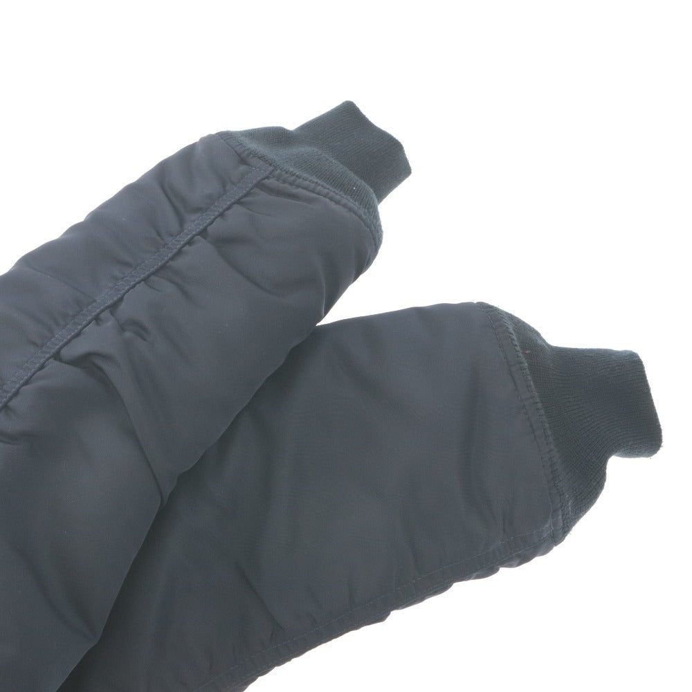 ■ ALPHA INDUSTRIES Down Jacket Outerwear Zipper Pockets NASA Patch Men's M Navy