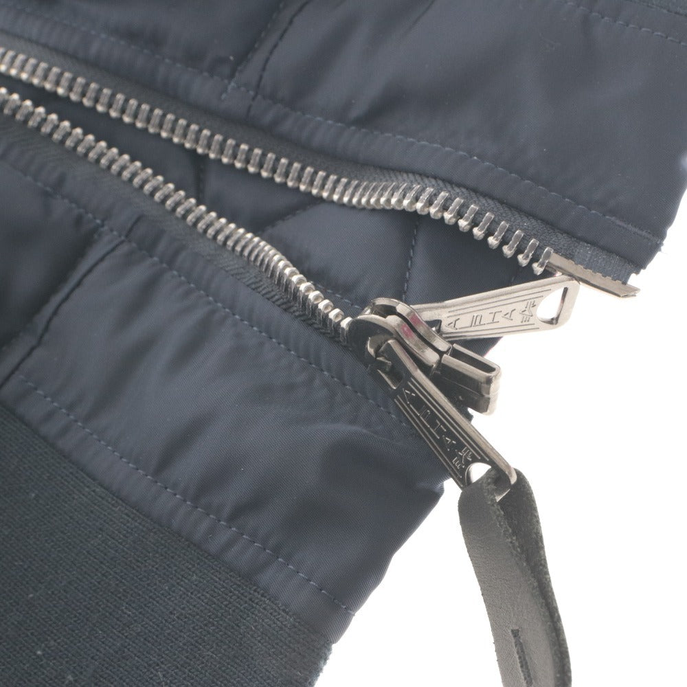 ■ ALPHA INDUSTRIES Down Jacket Outerwear Zipper Pockets NASA Patch Men's M Navy