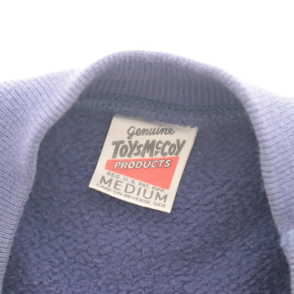 ■ TOYS McCOY トイズマッコイ トレーナー スウェット トップス 丸首 無地 メンズ レディース M パープル系