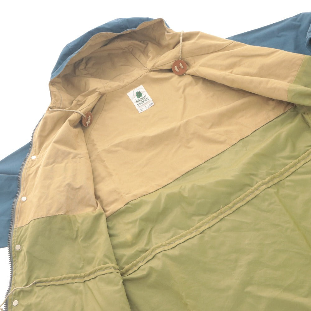 ■ SIERRA DESIGNS Sierra Designs Jacket Coat Outerwear Zipper Button Hood Men's Women's M Blue/Navy