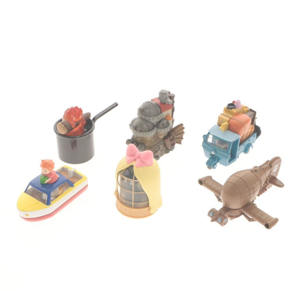 ■ 11 Ghibli Goods Set (Bulk Sale): Tomica, Straps, Bobbleheads, Pullback Collection, Books, Nausicaä, Ponyo, Howl, Totoro, etc.