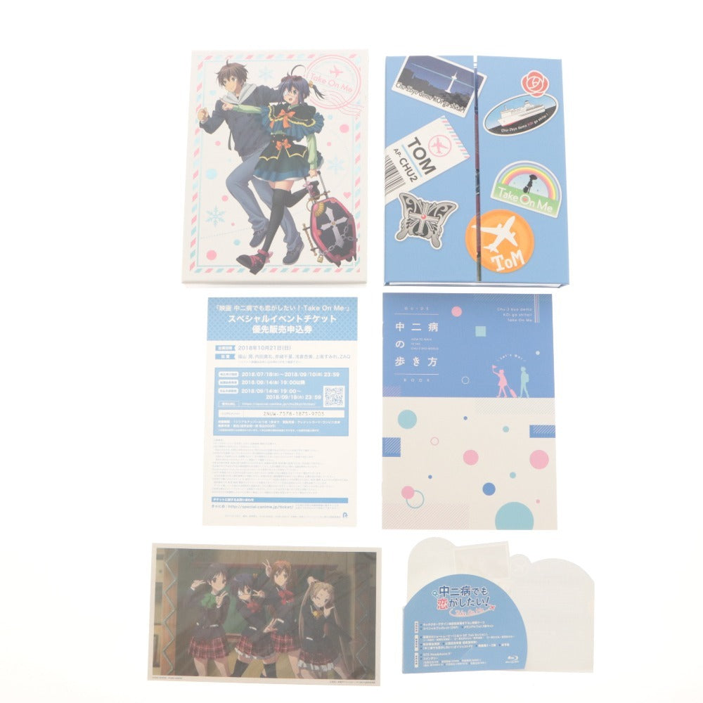 ■ Love, Chunibyo & Other Delusions! Blu-ray Official Setting Document Collection Clear Poster 3-Piece Set Bundle Take On Me Kyoto Animation